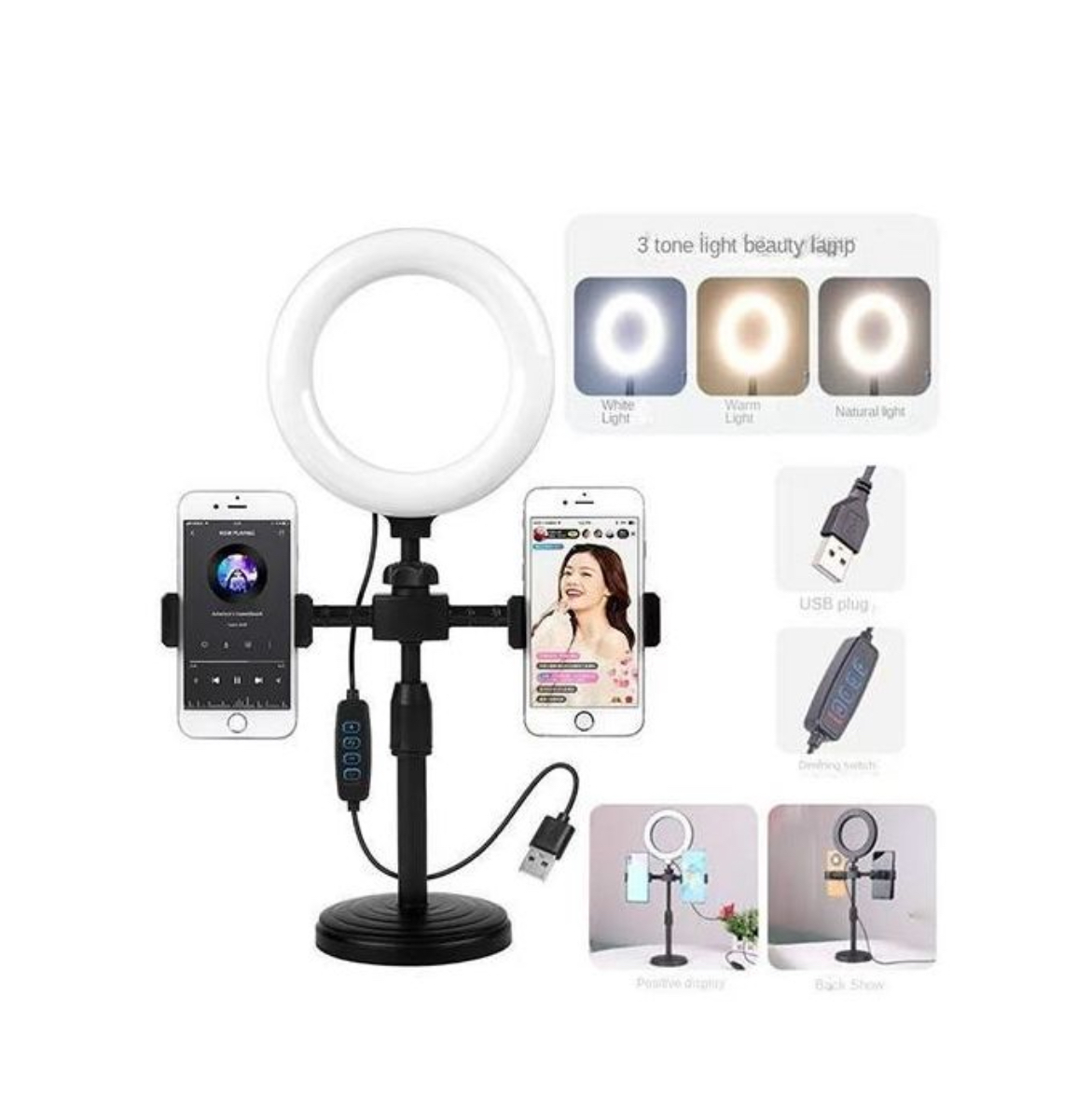6Inch LED Selfie Ring Light